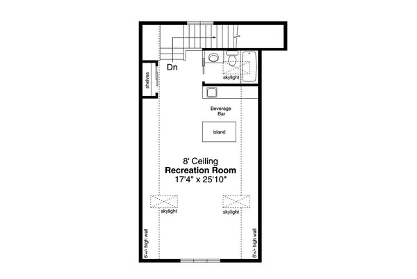 Country Floor Plan - Upper Floor Plan #124-1329