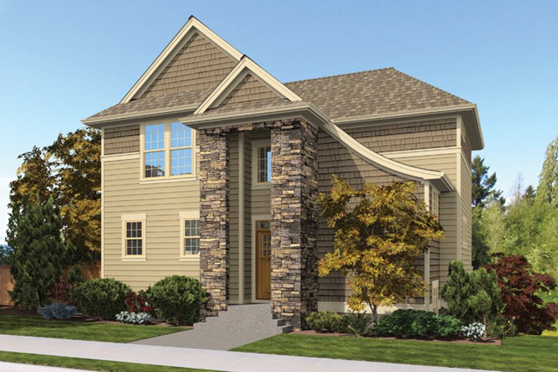 Dream House Plan - Exterior - Front Elevation 3 for Traditional House Plan #48-910 - 4 bed, 3.5 bath