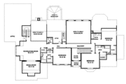 European Style House Plan - 4 Beds 5.5 Baths 5580 Sq/Ft Plan #81-649 