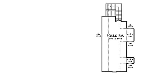 Dream House Plan - Optional Bonus Level