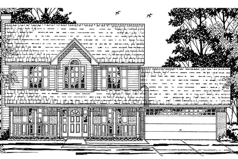 Dream House Plan - Country Exterior - Front Elevation Plan #42-523