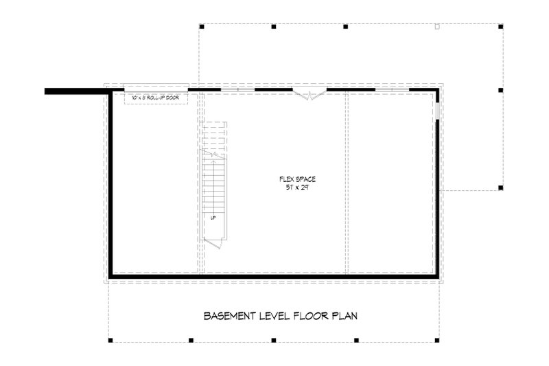 Dream House Plan - Floor Plan - Lower Floor for Traditional House Plan #932-421 - 2 bed, 2 bath