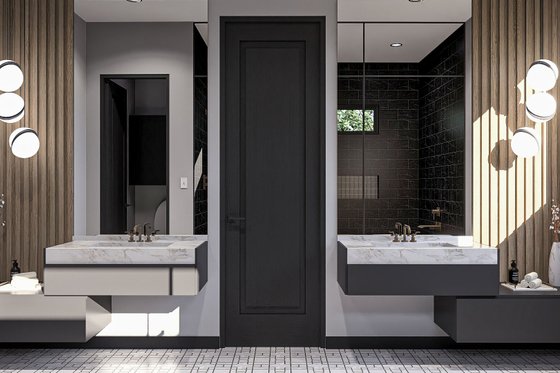Interior - Master Bathroom for Modern House Plan #455-392 - 2 bed, 2 bath