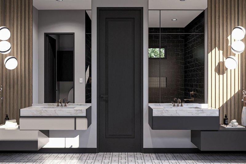 House Design - Interior - Master Bathroom for Modern House Plan #455-392 - 2 bed, 2 bath