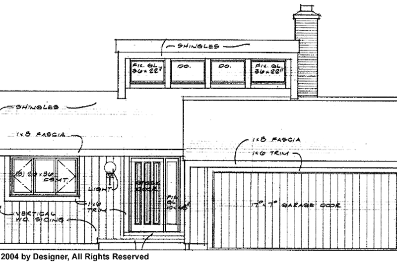 House Plan Design - Contemporary Exterior - Front Elevation Plan #72-634