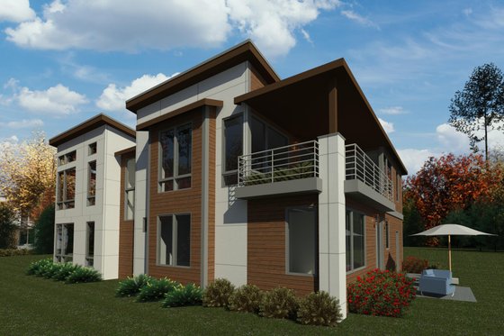 Exterior - Other Elevation 2 for Contemporary House Plan #1066-138 - 4 bed, 3 bath