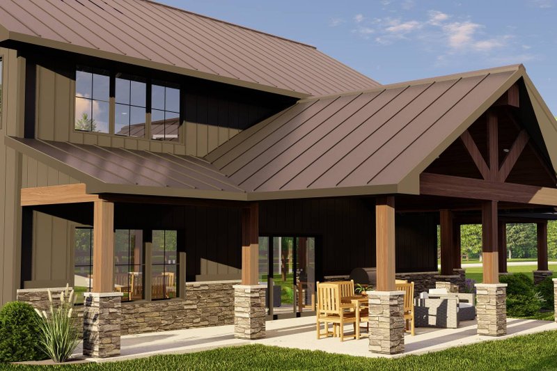 House Design - Exterior - Other Elevation for Barndominium House Plan #1064-110 - 3 bed, 2.5 bath