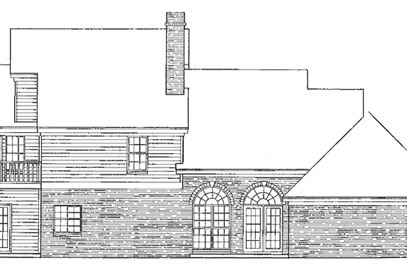 Dream House Plan - Exterior - Rear Elevation for Country House Plan #952-82 - 4 bed, 3 bath