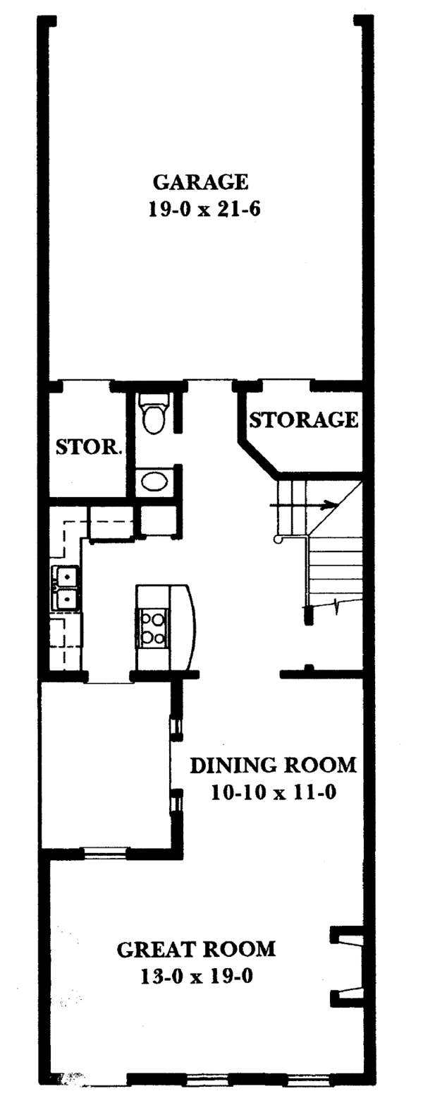 House Design - Classical Floor Plan - Main Floor Plan #1047-1
