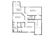 Colonial Style House Plan - 5 Beds 4 Baths 3578 Sq/Ft Plan #17-3271 