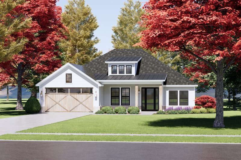 Dream House Plan - Exterior - Front Elevation 6 for Country House Plan #1096-114 - 3 bed, 2 bath