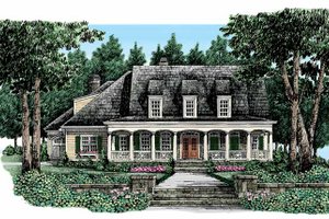 Country Exterior - Front Elevation Plan #927-329