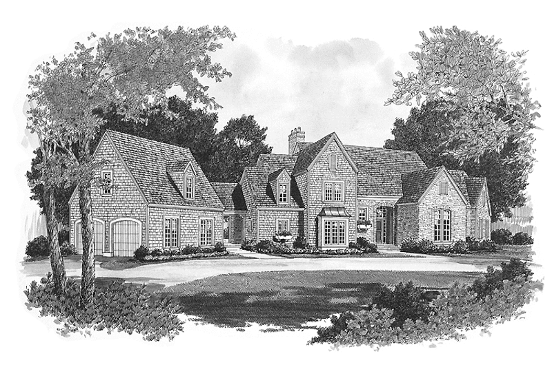 Home Plan - Exterior - Front Elevation 3 for Country House Plan #453-118 - 3 bed, 3 bath