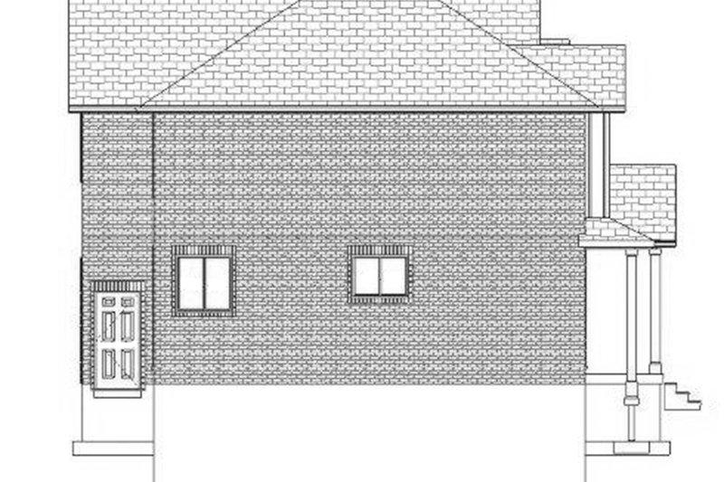 House Design - Exterior - Other Elevation 1 for Traditional House Plan #1060-18 - 7 bed, 4 bath