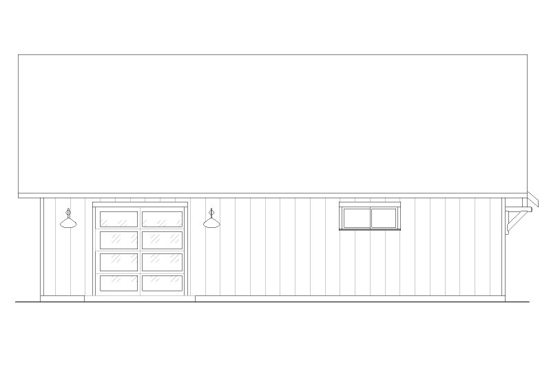Dream House Plan - Exterior - Other Elevation 2 for Farmhouse House Plan #1105-15, 0 bath