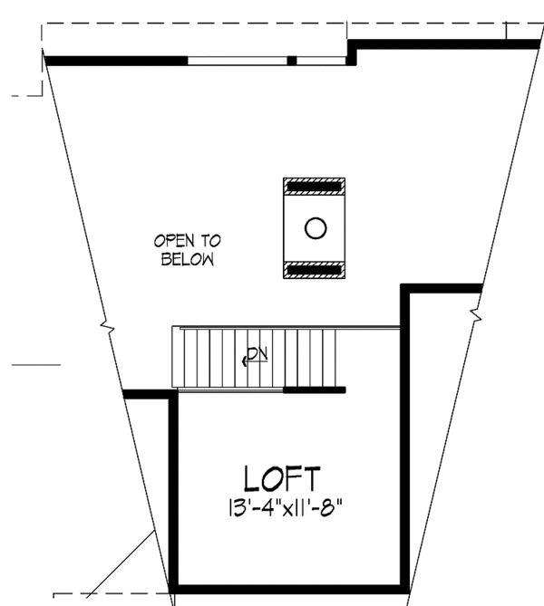 House Plan Design - Contemporary Floor Plan - Upper Floor Plan #320-861