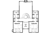 European Style House Plan - 4 Beds 5.5 Baths 5157 Sq/Ft Plan #928-65 