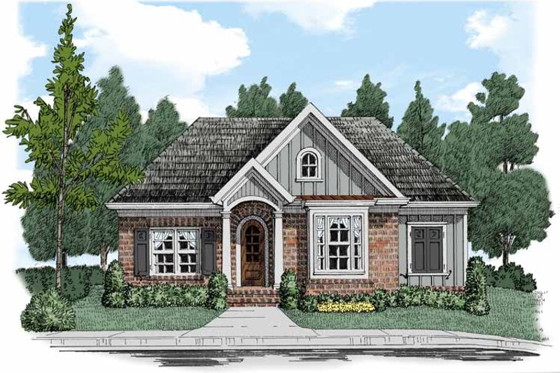 Dream House Plan - Bungalow Exterior - Front Elevation Plan #927-516