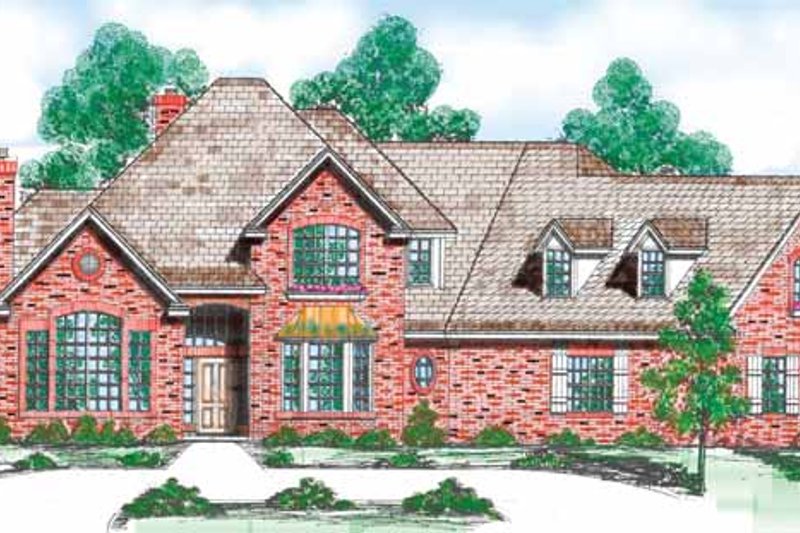 Dream House Plan - Traditional Exterior - Front Elevation Plan #52-267