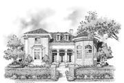 Mediterranean Style House Plan - 3 Beds 2.5 Baths 2732 Sq/Ft Plan #930-282 