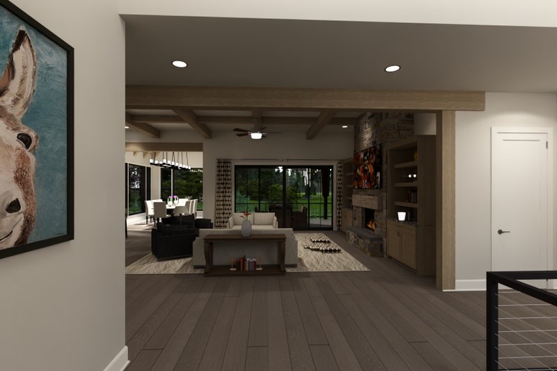 Home Plan - Interior - Entry for Tudor House Plan #1069-37 - 2 bed, 2.5 bath
