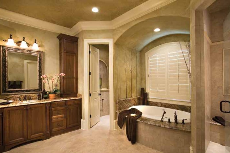Dream House Plan - Interior - Master Bathroom for European House Plan #453-606 - 3 bed, 4.5 bath
