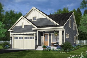 Craftsman Exterior - Front Elevation Plan #51-1338
