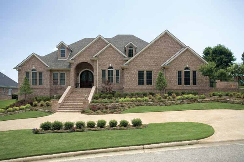 Architectural House Design - Exterior - Front Elevation 3 for Traditional House Plan #17-2775 - 4 bed, 4.5 bath