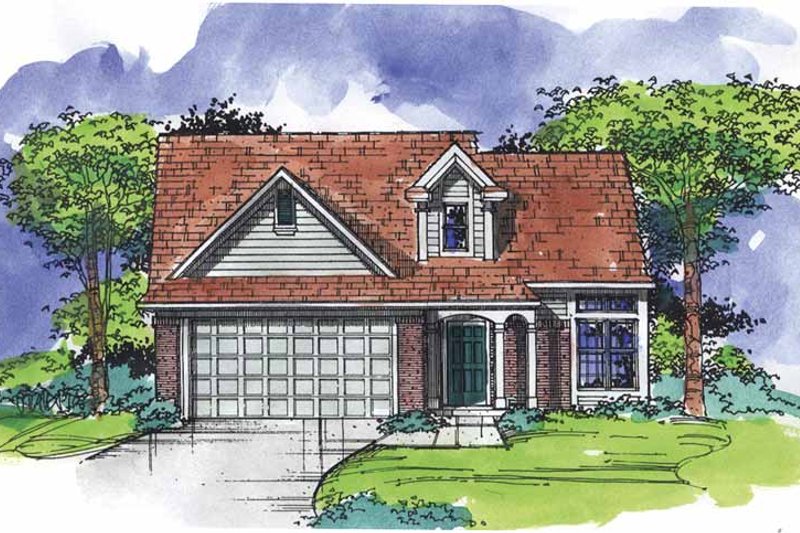 Dream House Plan - Bungalow Exterior - Front Elevation Plan #320-923