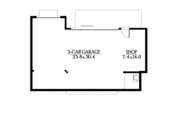 Craftsman Style House Plan - 1 Beds 1 Baths 850 Sq/Ft Plan #132-527 