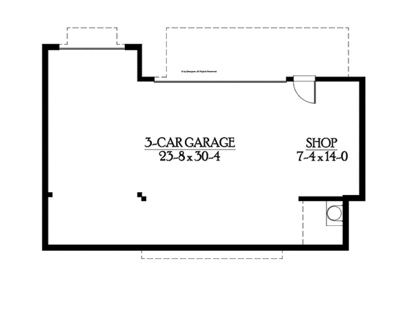 Architectural House Design - Craftsman Floor Plan - Main Floor Plan #132-527