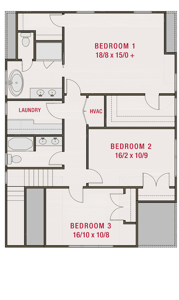 Dream House Plan - Bungalow Floor Plan - Upper Floor Plan #461-96