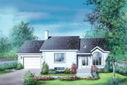 Ranch Style House Plan - 2 Beds 1 Baths 1347 Sq/Ft Plan #25-1187 