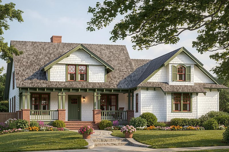 House Blueprint - Craftsman Photo Plan #137-251