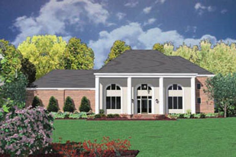 Home Plan - Colonial Exterior - Front Elevation Plan #36-227