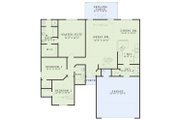 Traditional Style House Plan - 3 Beds 2 Baths 1574 Sq/Ft Plan #17-606 Floor 