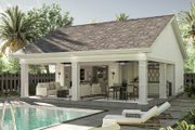 Craftsman Style House Plan - 0 Beds 1 Baths 386 Sq/Ft Plan #455-437 Exterior 