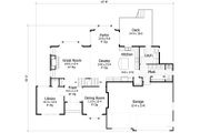 European Style House Plan - 3 Beds 2.5 Baths 2859 Sq/Ft Plan #51-460 