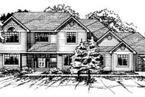 Traditional Exterior - Front Elevation Plan #50-209