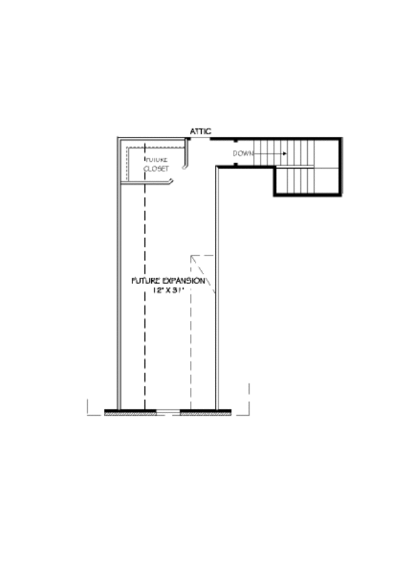 European Floor Plan - Upper Floor Plan #424-296