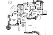 European Style House Plan - 4 Beds 2.5 Baths 2570 Sq/Ft Plan #310-629 