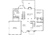 European Style House Plan - 5 Beds 4 Baths 3292 Sq/Ft Plan #129-155 