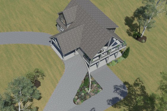 Exterior - Front Elevation 6 for Country House Plan #932-1445 - 3 bed, 2.5 bath