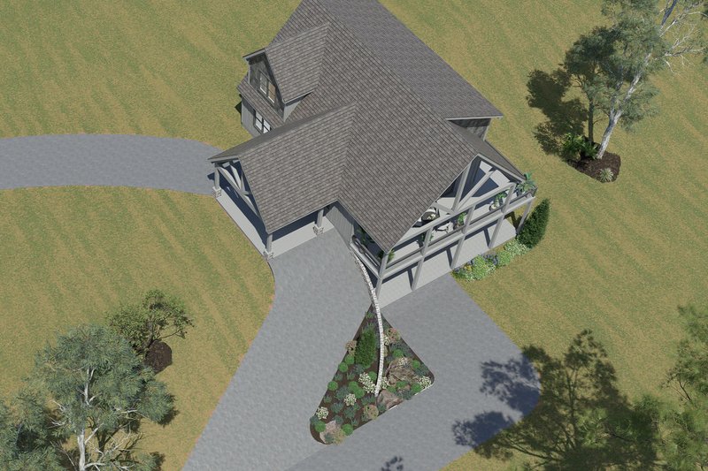 House Blueprint - Exterior - Front Elevation 6 for Country House Plan #932-1445 - 3 bed, 2.5 bath