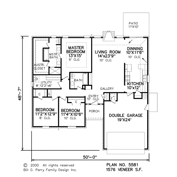 Traditional Floor Plan - Main Floor Plan #65-188