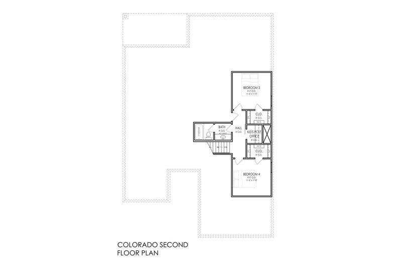 Dream House Plan - Floor Plan - Other Floor for Traditional House Plan #1119-3 - 4 bed, 3 bath