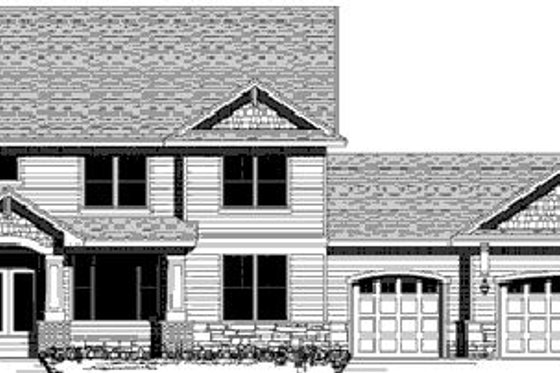 Exterior - Other Elevation for Craftsman House Plan #51-290 - 3 bed, 2.5 bath