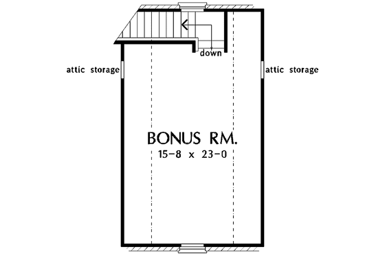 Floor Plan - Other Floor for Country House Plan #929-308 - 3 bed, 2.5 bath