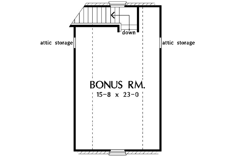 Home Plan - Floor Plan - Other Floor for Country House Plan #929-308 - 3 bed, 2.5 bath