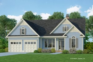 Ranch Exterior - Front Elevation Plan #929-665